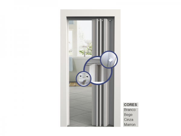 PORTA SANFONADA 2100X700 MARROM VITESSE