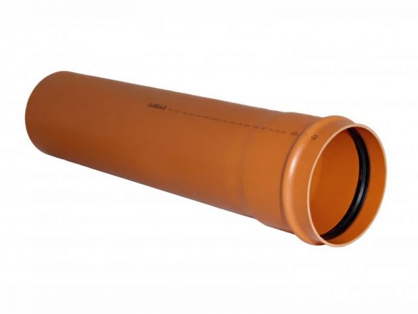 TUBO COLETOR ESGOTO OCRE 150MM PLASTILIT 1106