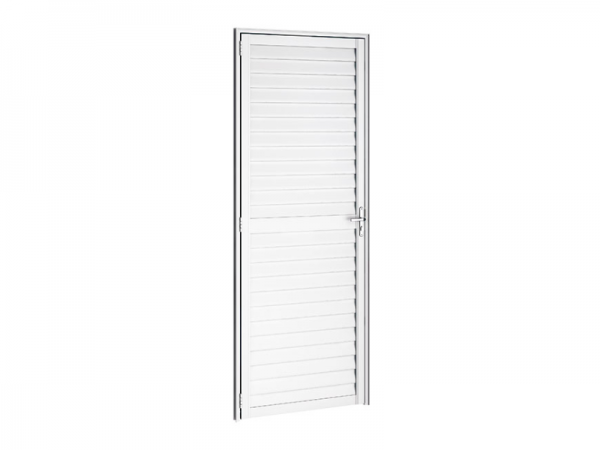 PORTA ALUM LAMINADA BRANCO 85X215 D HB PLA8D/P5141