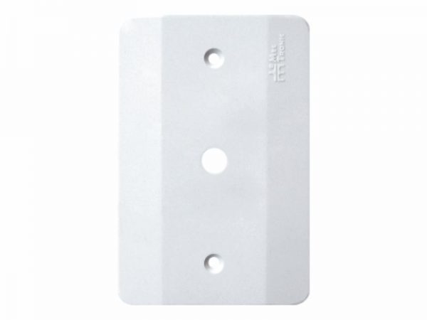 PLACA C/FURO 4X2 BCO MECTRONIC 22006