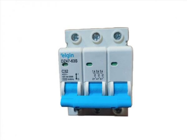 DISJUNTOR ELGIN DIN TRIPOLAR 3X32A 3032