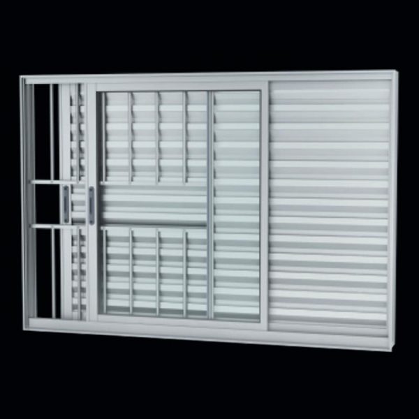 VENEZIANA ALUM BRANCO 3F C/GDE 120X100 VITRALFER 1137.4