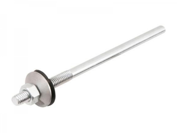HASTE ZINC. RETA 1/4" 500MM C/ KIT VEDACAO