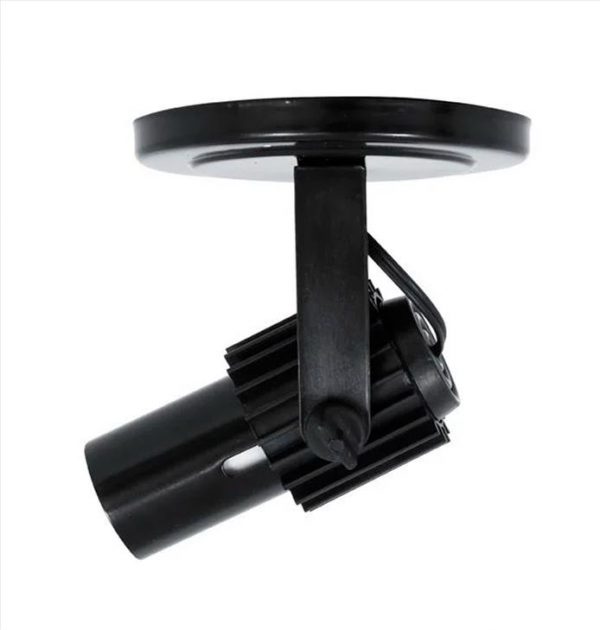 SPOT SIMPLES  ALETADO 1XE27  PRETO OPL 3258