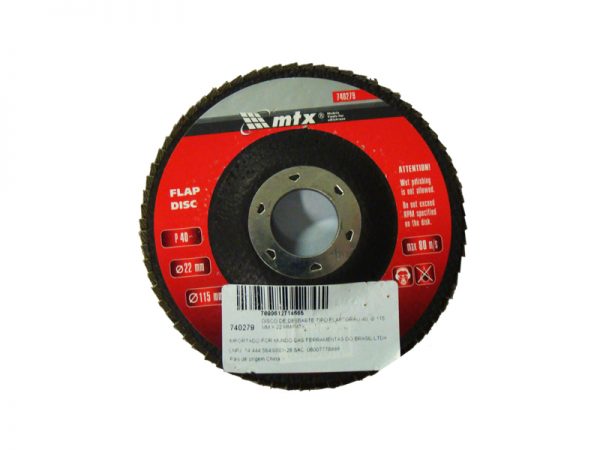 DISCO FLAP P100 22MM MTX 4 1/2 D740319