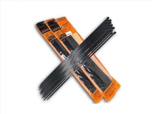 ABRACADEIRA NYLON 4,8X380MM PT FOXLUX 1819
