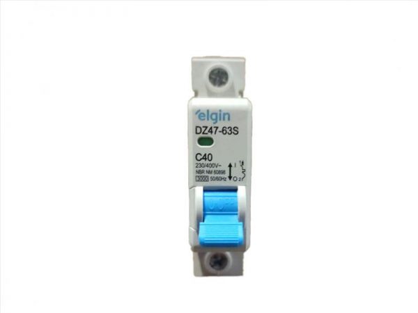 DISJUNTOR ELGIN DIN UNIPOLAR 1X40A 1040