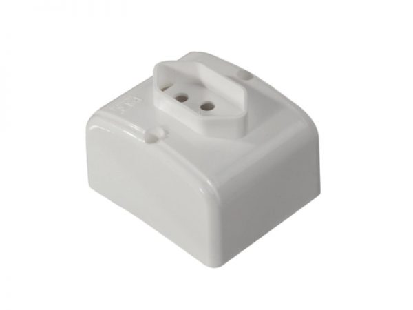 TOMADA EXT SOBREP 2P+T 10A BR MECTRONIC 39189