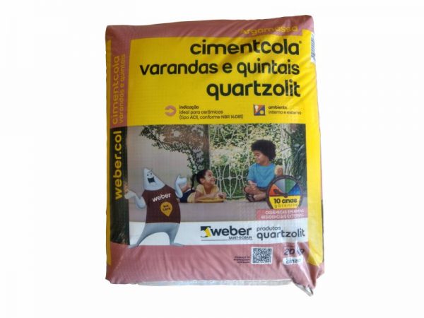 ARGAMASSA QUARTZOLIT EXTERNA CZA AC2