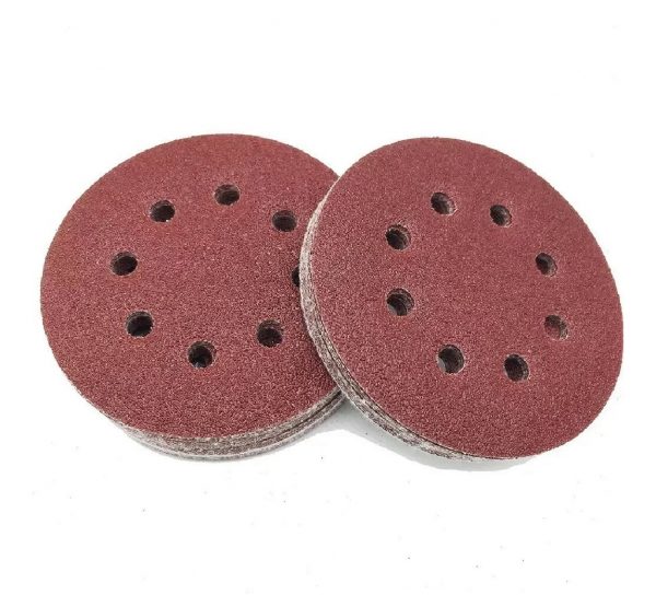 DISCO LIXA VELCRO 125MM 8FUROS P150 MTX 8079
