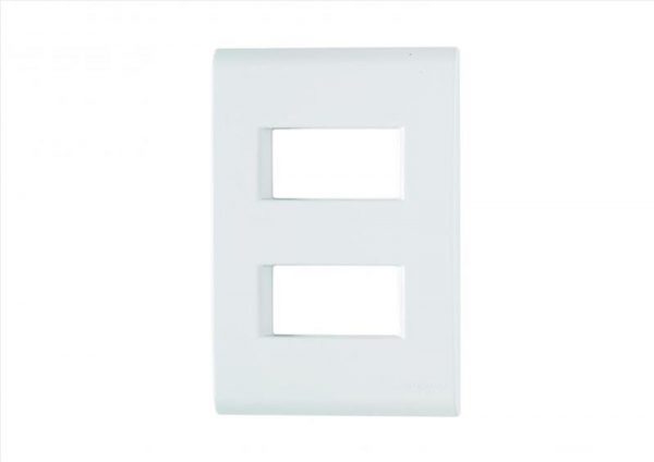 PLACA 4X2 2 MODULOS DIST LIZ TRAMONTINA 57106/206