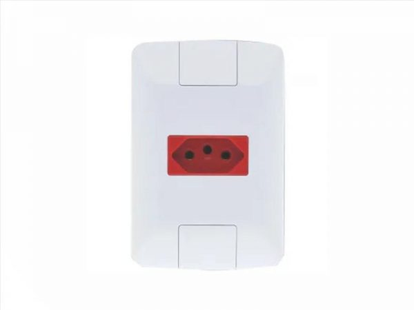 TOMADA 2P+T 20A 4X2 ARIA VERMELHA 57241/015