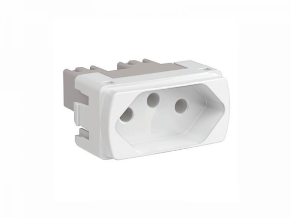 MODULO TOMADA 2P+T 10A PETRA 39016