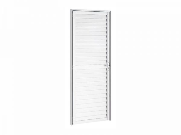 PORTA ALUM LAMINADA BRANCO 95X215 D HB PLA9D