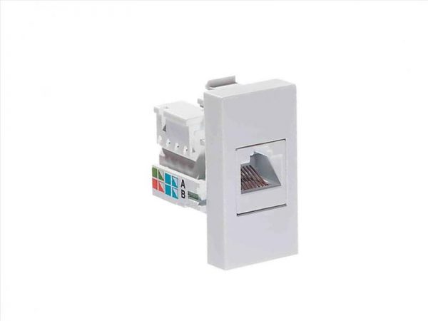 MODULO TOMADA RJ45 CAT5E MECTRONIC 41004