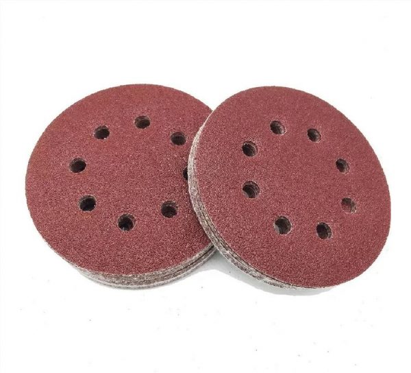 DISCO LIXA VELCRO 125MM 8FUROS P180 MTX 8089
