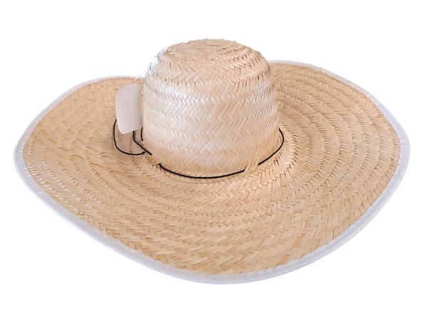 CHAPEU BRASILIA SIMPLES COM ORLA S/ARAME - CX/12 - CARNAUBA
