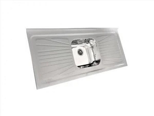 PIA INOX 1.80X0.52 C/CUBA FABRINOX PS1800