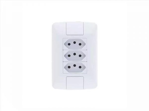 TOMADA TRIPLA 2P+T 20A 4X2 ARIA TRA 57241/079
