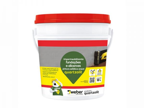 QUARTZOLIT PINTURA ASFALTICA ACQUA 18L