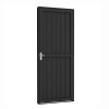 PORTA CANELADA 85X2.15 ESQ HB ACO FORTE P1491