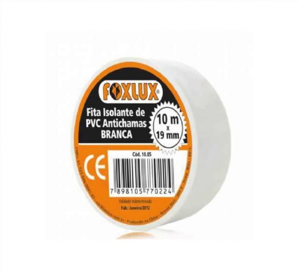 FITA ISOLANTE 19X10 BRANCA FOXLUX 1005