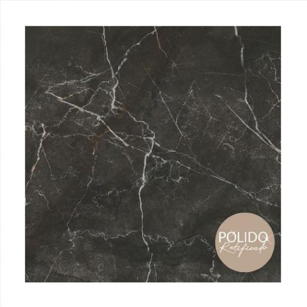 PISO ESM 66X66 NERO ELEVATO RET POL PEI2 FORM - Imagem 2