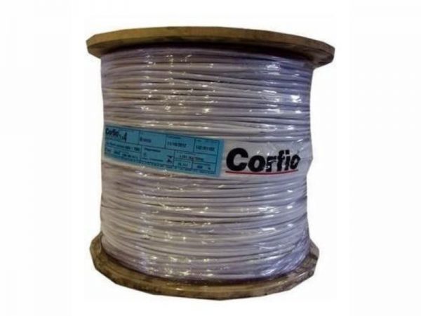 BOBINA CABO FLEX 750V BRANCO 2.50MM C/900MT