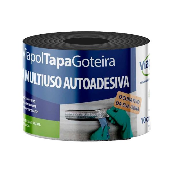 FITA MULTIUSO TAPA GOTEIRA SLEEVE 10CM VIAPOL