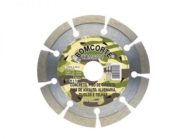 DISCO DIAMAN SEGMEN 4.1/2" COMBAT BCORTE 1242