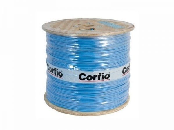 BOBINA CABO FLEX 750V AZUL 10.0MM C/500MT