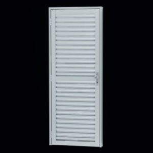 PORTA ALUM LAMINADA BRANCO 80X210 ESQ FACIL VITRALFER 3126.3E