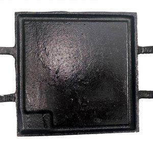 BIFETEIRA FERRO FUNDIDO 25X25 ALCA MADEIRA