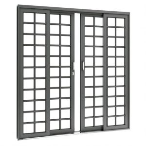PORTA CORRER CENTRAL 2.00X2.15 ROMA ACO FORTE