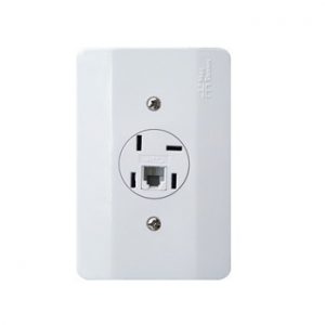 TOMADA TELEFONE RJ11 C/PLACA BR MEC 40401