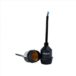 SOQUETE ISOLADO EMBORRACHADO C/ RABICHO E27 FOXLUX 4309T