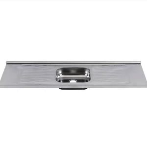 PIA INOX 1.60X0.52 C/CUBA FABRINOX PS1600