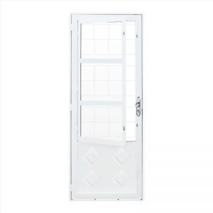 PORTA POST.QUADR BRANCA 85X215 DIR VENEZA VITRALFER 328 D