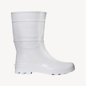 BOTA BORRACHA BRANCA MEDIO 28CM 43