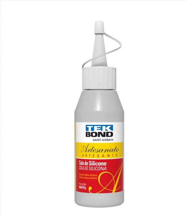 COLA DE SILICONE ARTESANATO (ISOPOR) 51G/60ML TEKBOND
