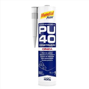 SILICONE PU 40 CINZA 400G MUNDIAL