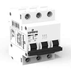 DISJUNTOR SOPRANO DIN TRIPOLAR 3X32A 0032.31