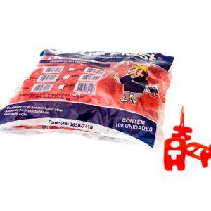 NIVELADOR BASE PISO 1.5MM VERMELHO GERPLAST