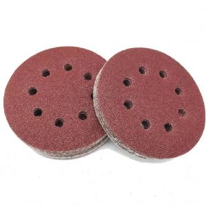 DISCO LIXA VELCRO 125MM 8FUROS P150 MTX 8079