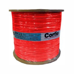 BOBINA CABO FLEX 750V VERMELHO 4.00MM C/600MT