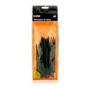 ABRACADEIRA NYLON 2,5X100MM PT FOXLUX 1811