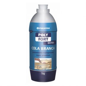 COLA BRANCA POLYFORT 1KG PULVITEC LA004