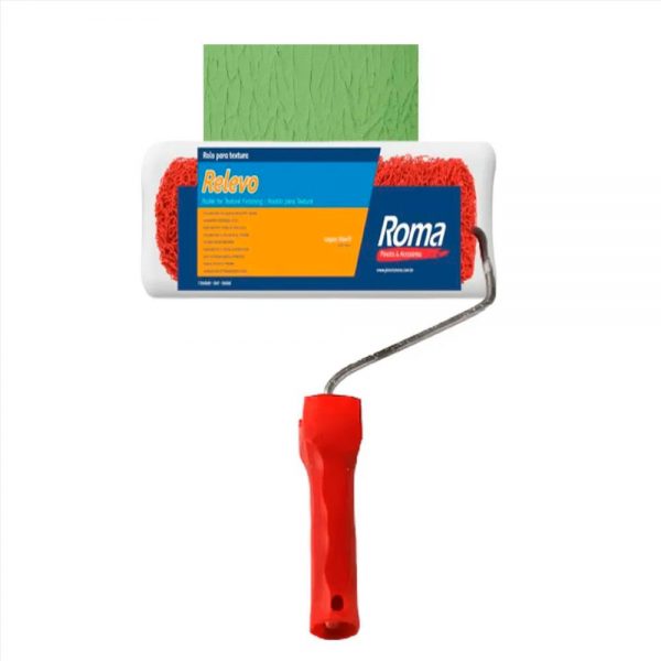 ROLO TEXTURA RELEVO/CAB ANJO 10CM C/CB - 433 ROMA