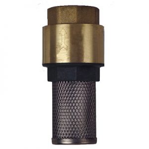 VALVULA SUCCAO FUNDO POCO TELA INOX 3/4 EMMET
