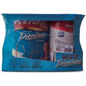 RENNER KIT ESMALTE PU AZUL PISCINA 4.5L 35033